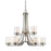 Zlite 426-9-BN 31.25 x 29.25 in. Willow Brushed Nickel Chandelier