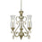 Zlite 720-3-AS 17 x 21.5 in. Melina Antique Silver Chandelier