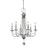 Zlite 429-6-CH 25.5 x 33.13 in. Serenade Chrome Chandelier