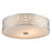 20.5 x 6.5 in. Elea Brushed Nickel Flush Mount