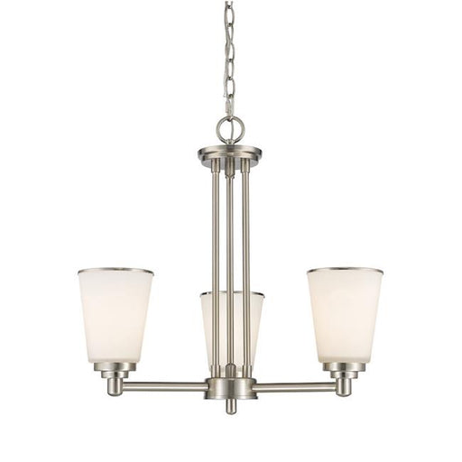 Zlite 432-3BN 21 x 19.5 in. Jarra Brushed Nickel Chandelier