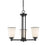 Zlite 432-3BRZ 21 x 19.5 in. Jarra Bronze Chandelier