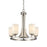 Zlite 435-5BN 21.5 x 21.5 in. Bordeaux Brushed Nickel Chandelier