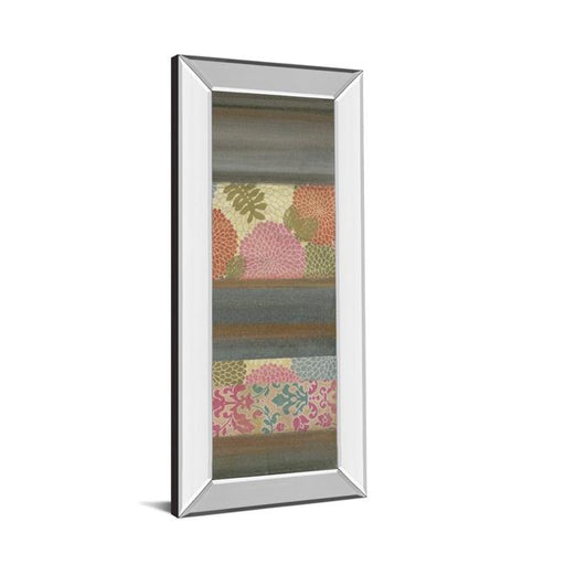 Classy Art 1824MF 18 x 42 in. Pretty in Pink IV by Willie Green-Aldridge Mirror Framed Print Wall Art