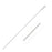 14k White Gold Solid Diamond Cut Rope Bracelet&#44; 1.5 mm - Size 7 in.