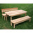 58 in. L x 32 in. W Cedar Odd Couple Dining Set