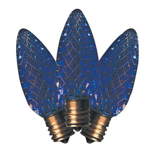 Holiday Bright Lights BU25LEDFC9-TBLA BX25 Christmas C9 LED Replacement Bulb  Blue