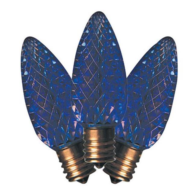 Holiday Bright Lights BU25LEDFC9-TBLA BX25 Christmas C9 LED Replacement Bulb  Blue