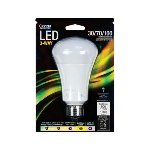 Feit Electric A30-100-LEDG2 3-Way LED Light Bulb - pack of 4