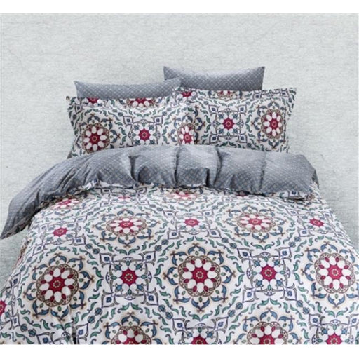 Dolce Mela DM493T Twin Size Duvet Cover Sheets Set - Poppies
