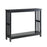 Console Table&#44; Black - 39.5 x 11.75 x 31.5 in.