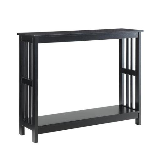 Console Table&#44; Black - 39.5 x 11.75 x 31.5 in.