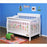 AFG Athena Alice 3 in 1 Convertible Crib with Toddler Rail - White - 4689W