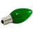 Profesional C7 LED Decorative Lamps - Frosted Green Glass