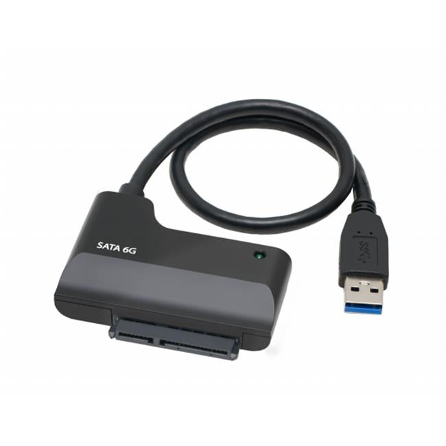 SYBA SY-ADA20079 Accessory USB 3.0 to SATA III Device Adapter Cable with AC Adapter