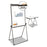 Universal 43030 Foldable Double Sided Dry Erase Easel&#44; 28.5 x 37.5&#44; White-Black