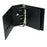 Cardinal 17951 Clearvue Xtravalue Slant-D Ring Presentation Binder  5in Cap  BLK Vinyl