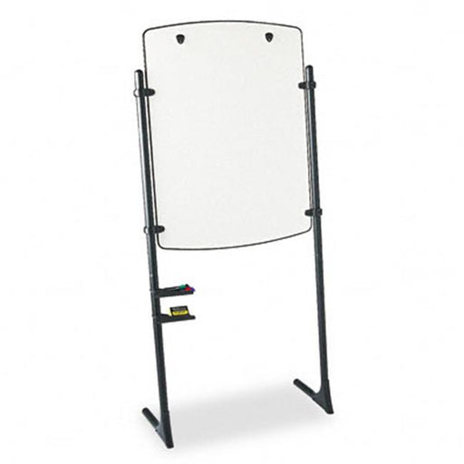 Quartet 120TE Total Erase Presentation Dry Erase Easel  31 x 41  White  Black Steel Frame