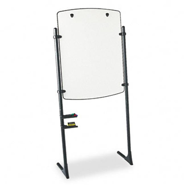 Quartet 120TE Total Erase Presentation Dry Erase Easel  31 x 41  White  Black Steel Frame