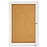 Quartet 2363 Enclosed Bulletin Board  Natural Cork/Fiberboard  24 x 36  Aluminum Frame