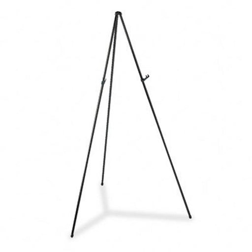 Quartet 27E Heavy-Duty Adjustable Instant Easel Stand  15   to 63   High  Steel  Black