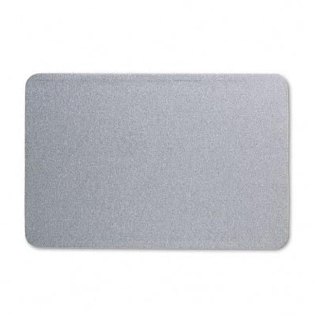 Quartet 7683G Oval Office Fabric Bulletin Board  36 x 24  Gray