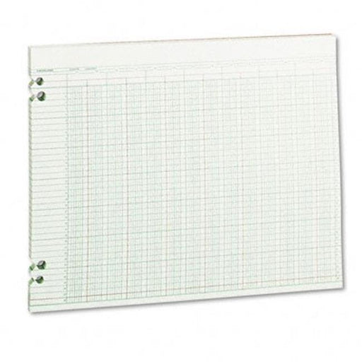 Wilson Jones G3024 Accounting Sheets  24 Columns  11 x 14  100 Loose Sheets Pack  GN