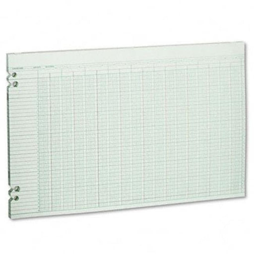 Wilson Jones G5030 Accounting Sheets  30 Columns  11 x 17  100 Loose Sheets Pack  GN