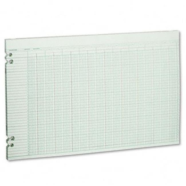 Wilson Jones G5030 Accounting Sheets  30 Columns  11 x 17  100 Loose Sheets Pack  GN