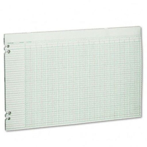 Wilson Jones G5036 Accounting Sheets  36 Columns  11 x 17  100 Loose Sheets Pack  GN