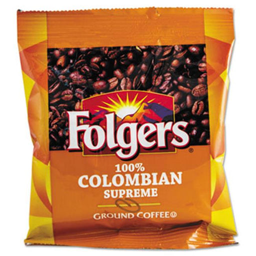 Folgers Coffee 06451 1.75 oz. Ground Coffee Fraction Pack&#44; 100 Percent Colombian