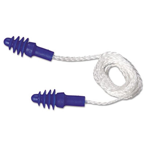 How DPAS30W Airsoft Multiple-Use Earplugs&#44; White & Blue - 100 Pairs