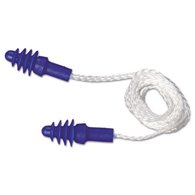 How DPAS30W Airsoft Multiple-Use Earplugs&#44; White & Blue - 100 Pairs