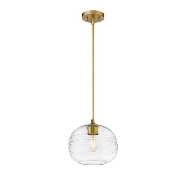 Z Lite 486P10-OBR 10 in. Harmony 1 Light Olde Brass Pendant Ceiling Light