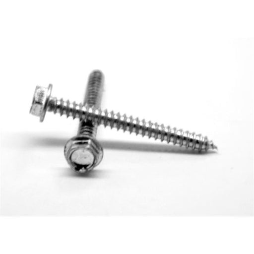 0.31 x 2 Hex Washer Head Type A Sheet Metal Screw&#44; 18-8 Stainless Steel - 500 Piece