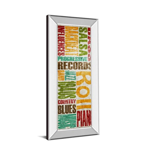 Classy Art 1369MF 18 x 42 in. Rock & Roll by SD Graphics Studio Mirror Framed Print Wall Art