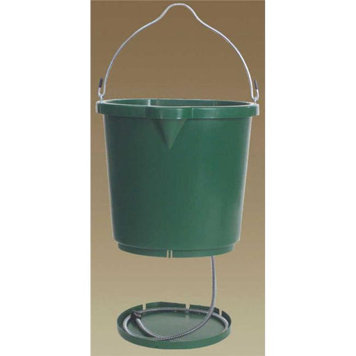 Farm Innovators Heated Flat Back Bucket Green 5 Gallon - FB-120