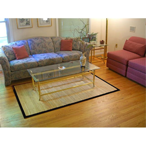 Anji Mountain AMB0036-0058 Contemporary Natural Bamboo Rug 5 x 8