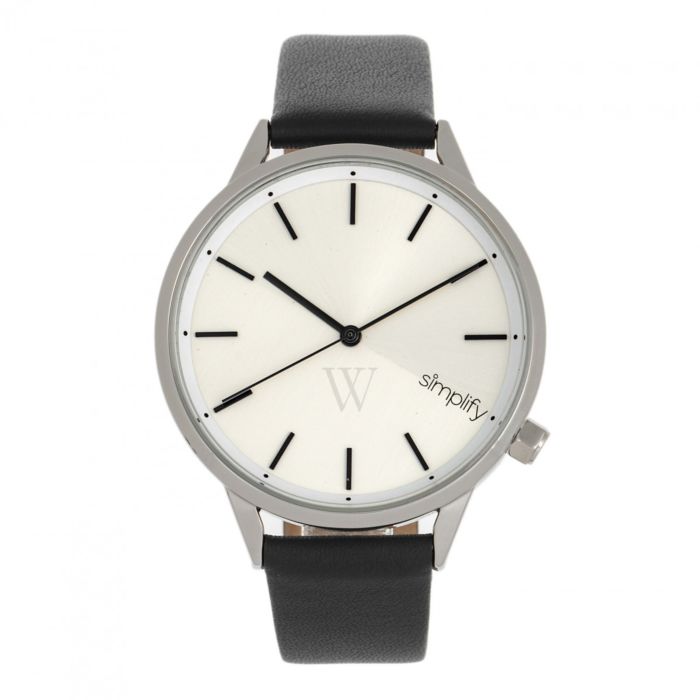 Simplify SIM6701 The 6700 Series Watch&#44; Black & Silver