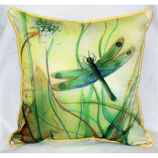 Betsy Drake HJ187 Betsy&apos;s Dragonfly Art Only Pillow 15&quot;x22&quot;