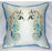 Betsy Drake HJ388 Betsy&apos;s Seahorses Art Only Pillow 18&quot;x18&quot;