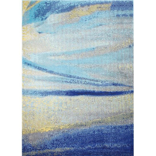 Bashian E110-MULTI-76X96-5668A Bashian Everek Collection Transitional Polypropylene Machine Made Area Rug&#44; Multicolor - 7 ft. 6 in. x 9 ft. 6 in.