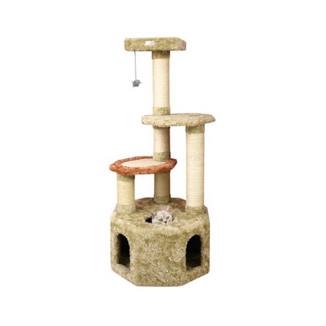 Armarkat Premium Cat Tree 30 x 26 x 57 - KHAKI