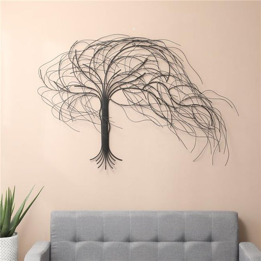 Luxen Home WHA779 Metal Windy Tree Wall Decor