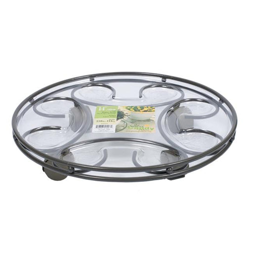 Plastec PLISC14SL Plastec Saucer Caddy  14-Inches  Slate