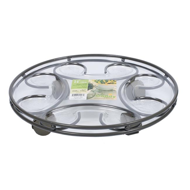 Plastec PLISC14SL Plastec Saucer Caddy  14-Inches  Slate