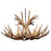 CDN Antler Design UNSFMST-M 27-29 in. Reproduction Antler Chandelier&#44; Medium