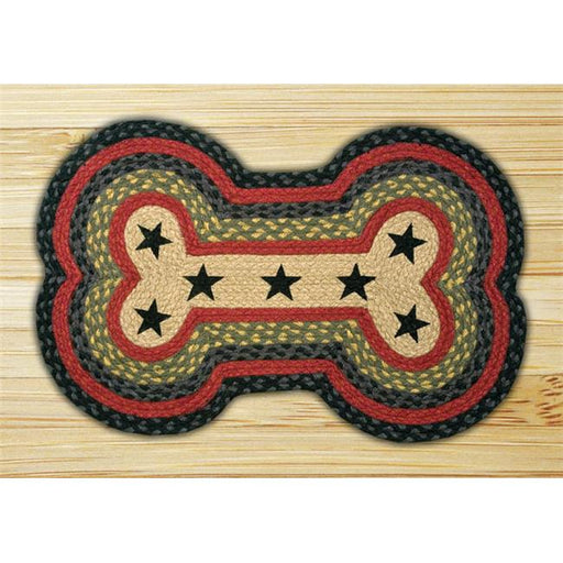 Earth Rugs 63-P238DBS Stars Dog Bone