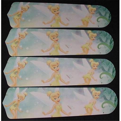 Ceiling Fan Designers 42SET-DIS-TPF Tinkerbell Fairy Green 42 in. Ceiling Fan Blades Only