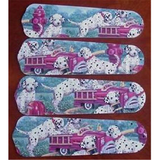 Ceiling Fan Designers 42SET-KIDS-KDFT Dalmations Fire Truck no.1 42 in. Ceiling Fan Blades Only